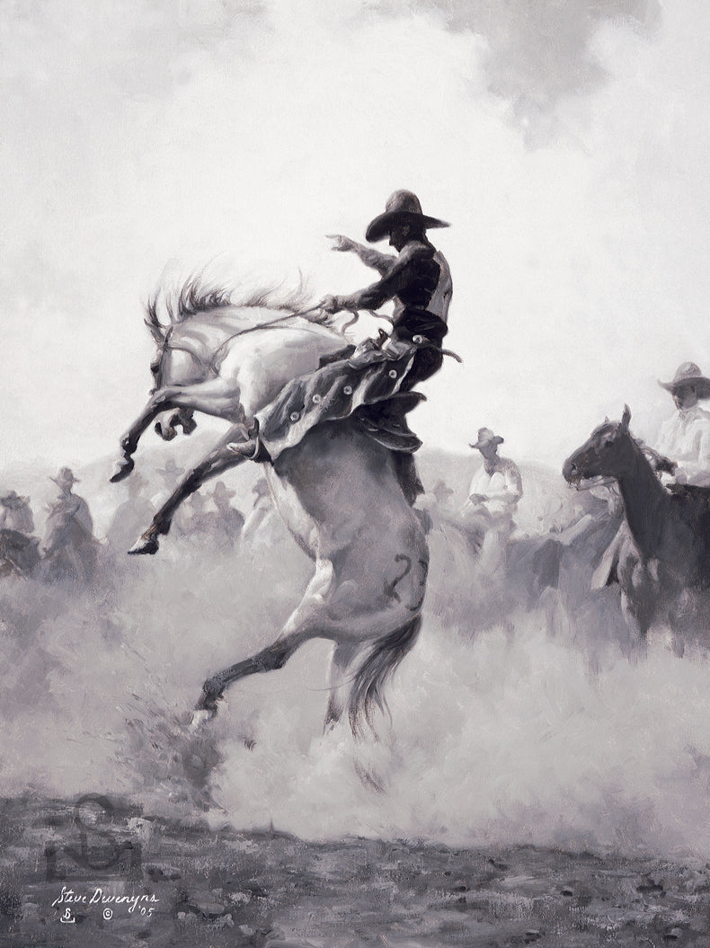 Bucking Bronco - The Rodeo high quality Series - a limited signed and numbered print